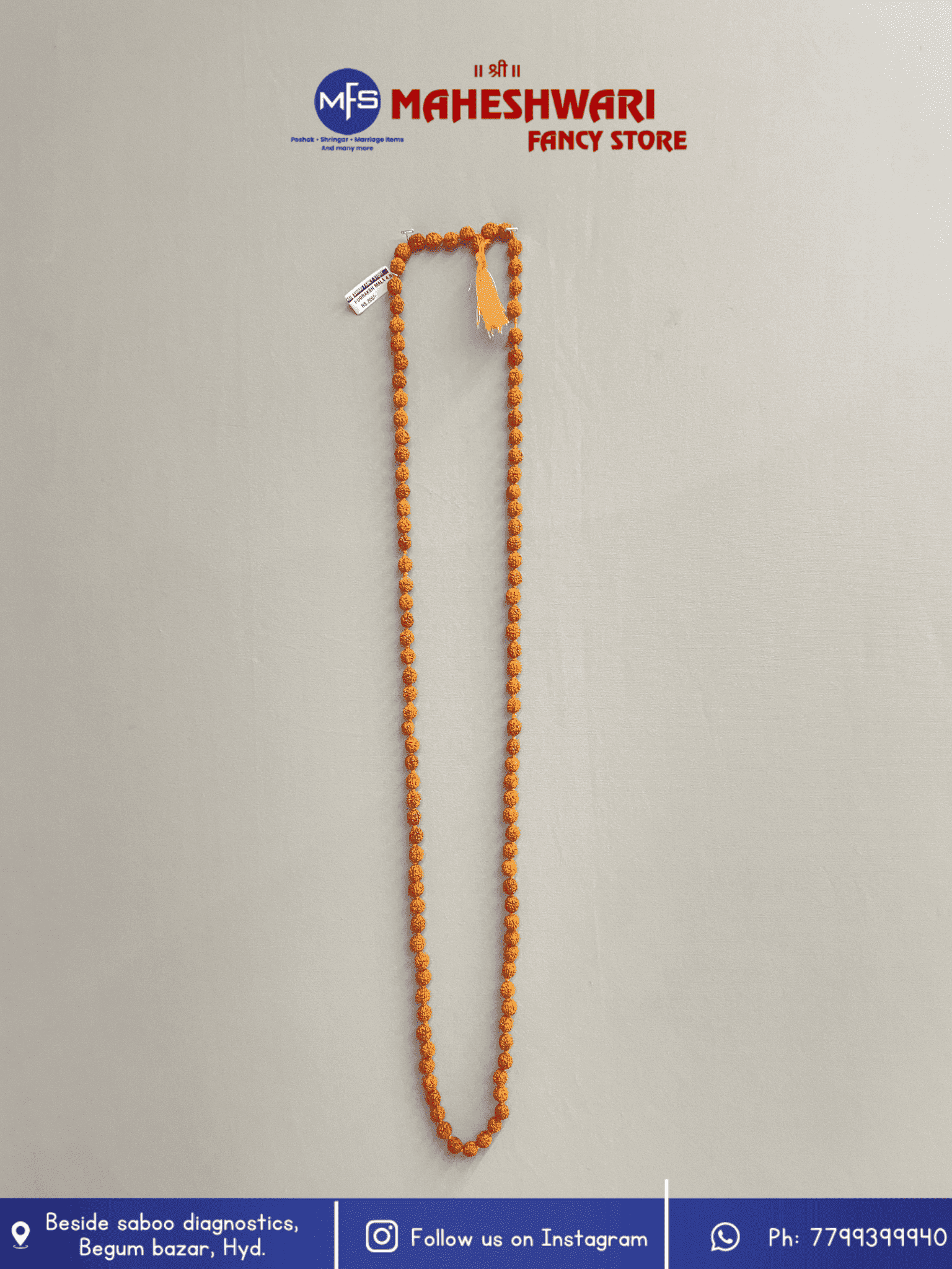 Maheshwari Fancy Store - Rudraksha Mala 4 no
